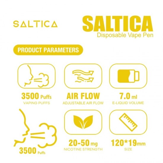 Saltica Banana Ice Disposable Vape Pen
